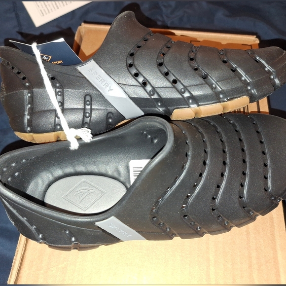 Women's sketches by spot size 5 Black Slip-On Water Shoes New - Picture 2 of 6